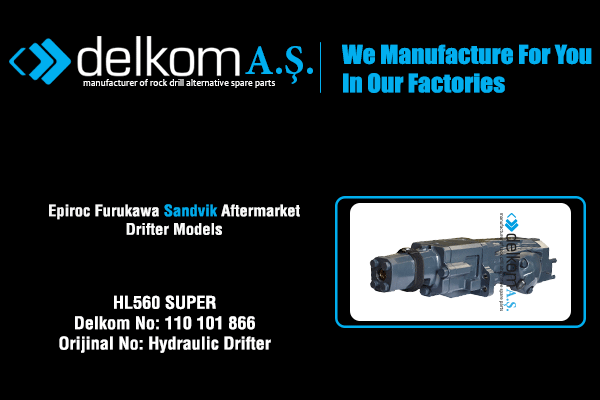 HL560 Super Rock Drill Spare Parts