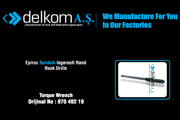 Torque Wrench Rock Drill Spare Parts