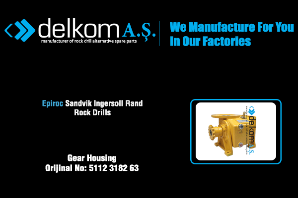 Gear Housing Rock Drill Spare Parts