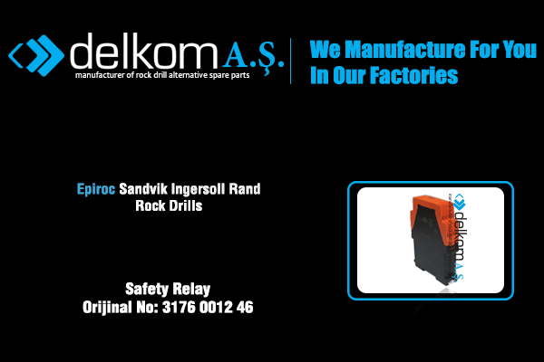 Safety Relay Rock Drill Spare Parts