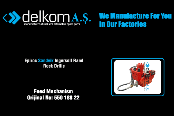 Feed Mechanism Rock Drill Spare Parts