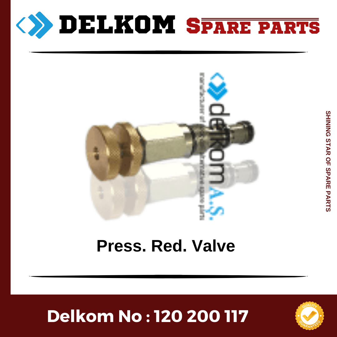 Press. Red. Valve