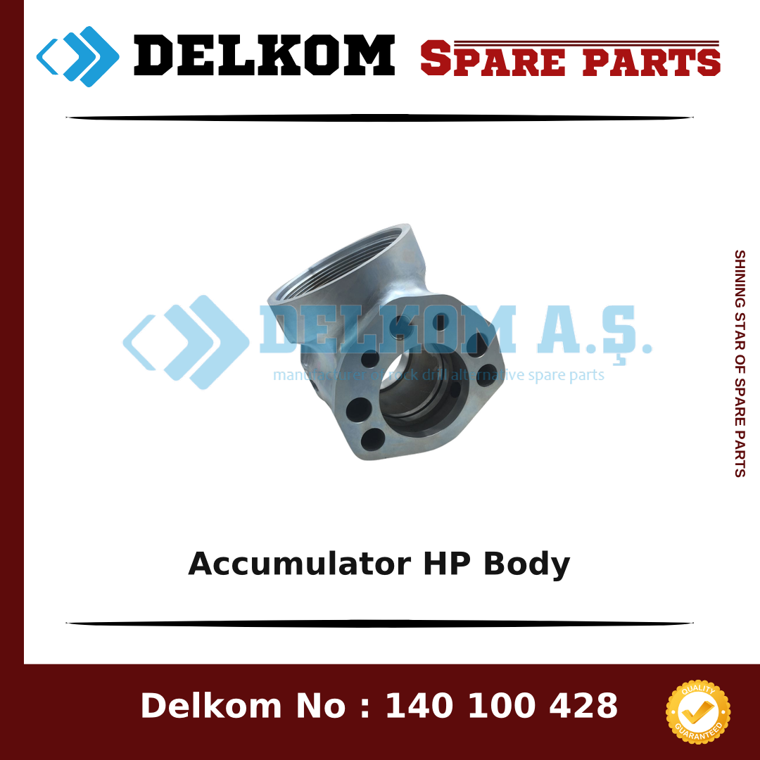 Mine Master Accumulator HP Body spare part, OEM 2686 3851 19