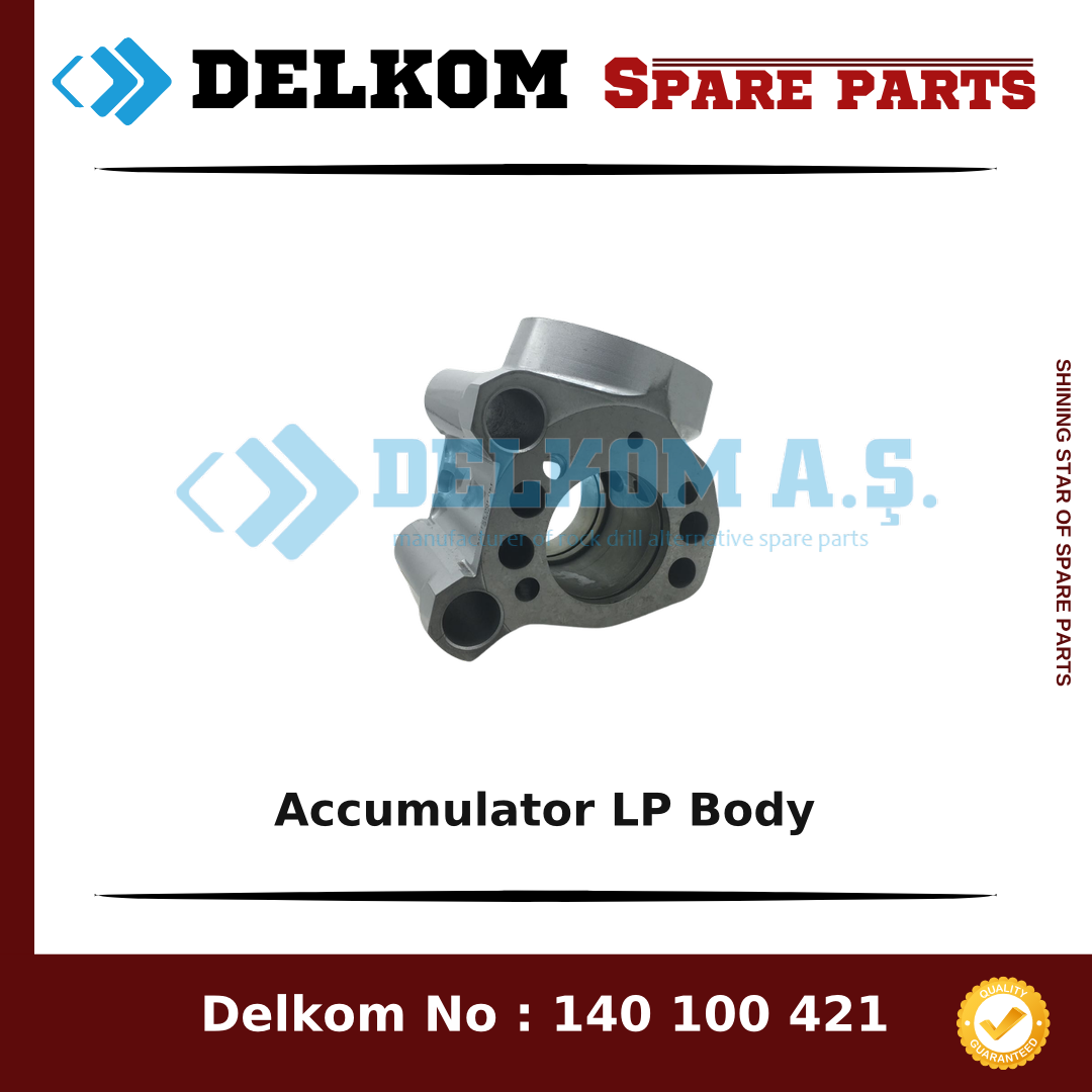 Mine Master Accumulator LP Body spare part, OEM 2686 3740 30