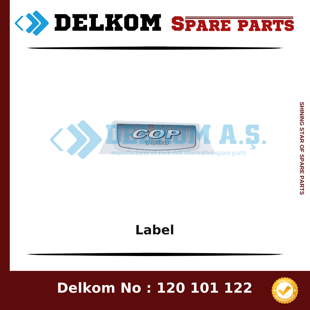 Atlas Copco Label spare part, OEM 3115 3308 00