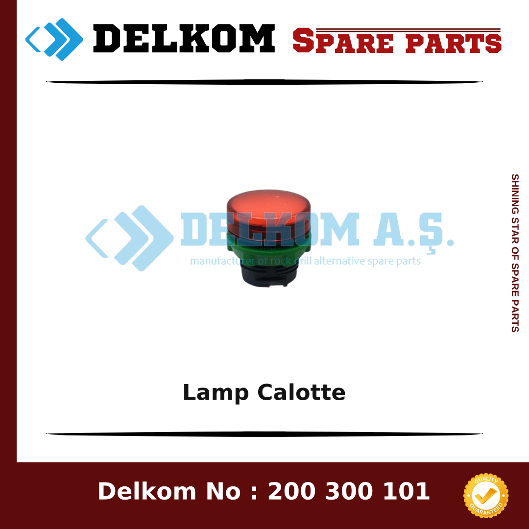 Atlas Copco Lamp Calotte spare part, OEM 3217 0010 47