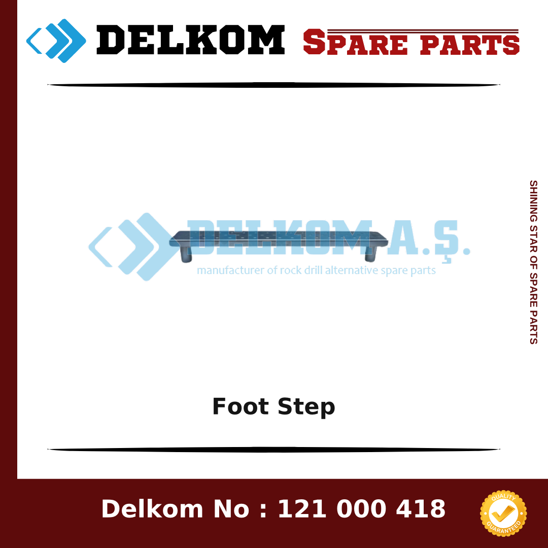 Epiroc Foot Step spare part, OEM 3222 9862 26