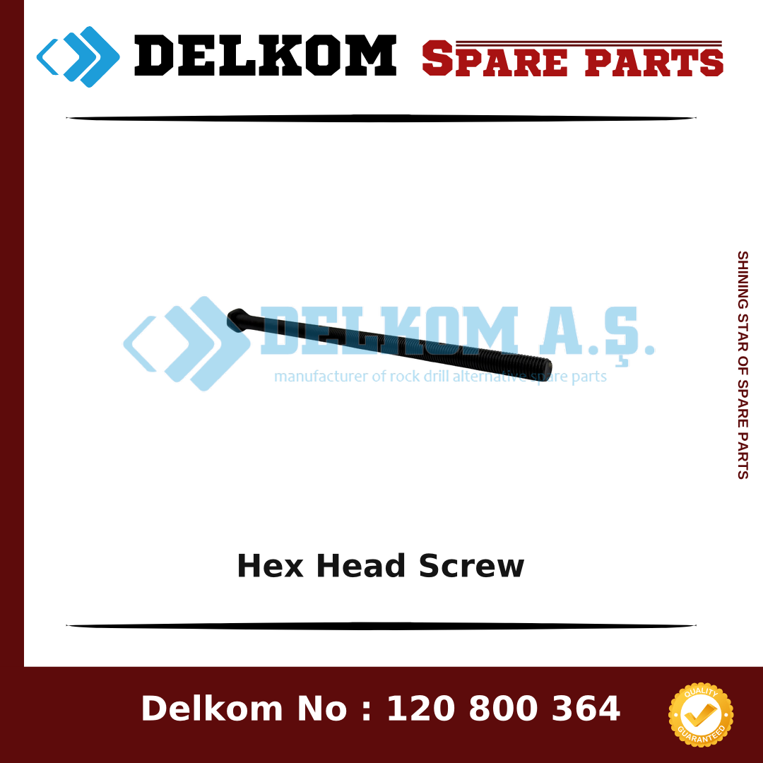 Epiroc Hex Head Screw spare part, OEM 0147 1958 29