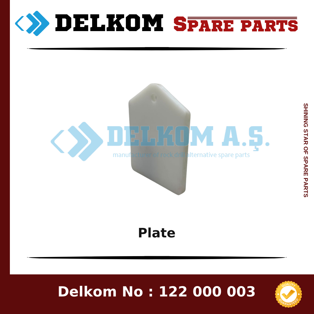 Epiroc Plate spare part, OEM 3222 0356 09