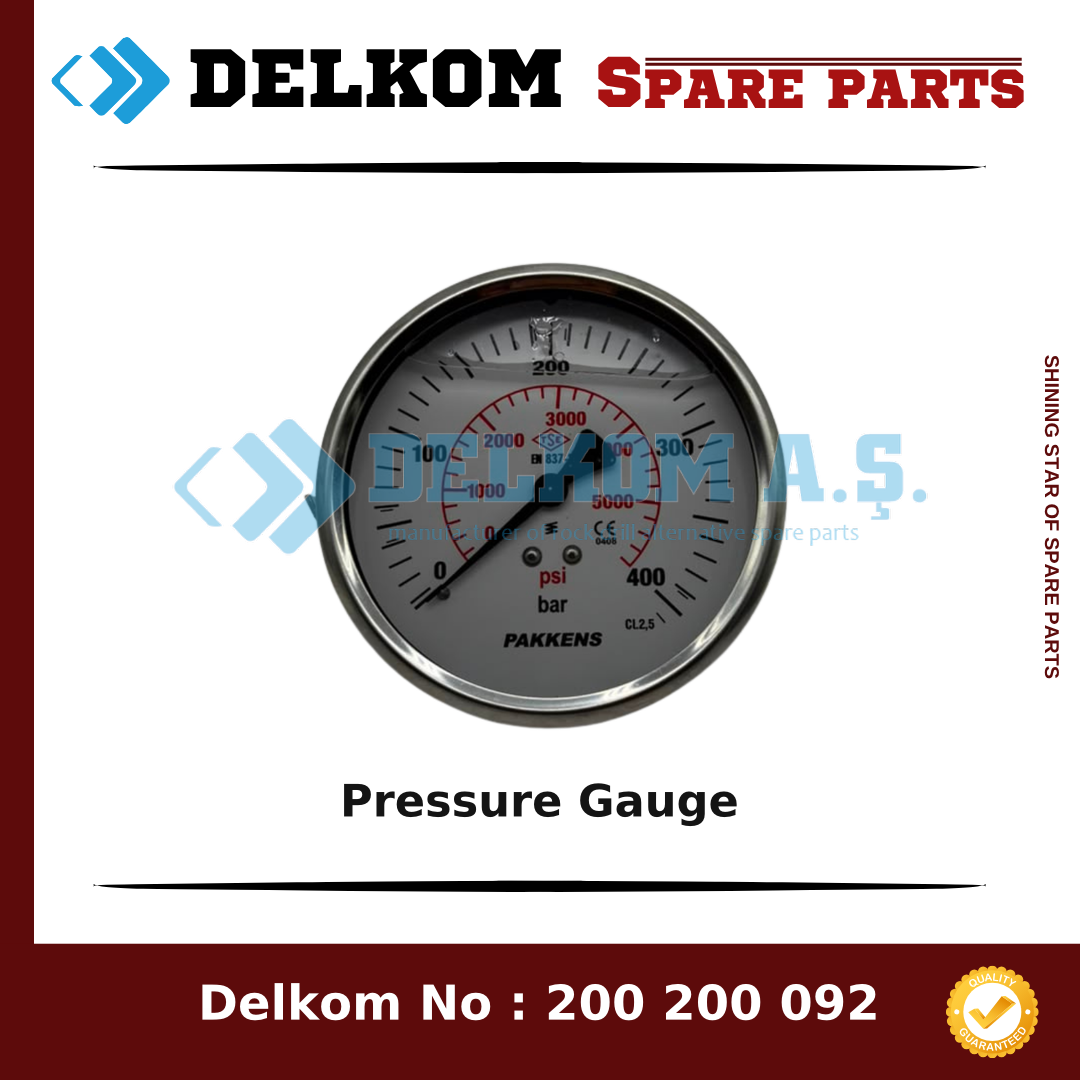 Epiroc Pressure Gauge spare part, OEM 3176 6023 00