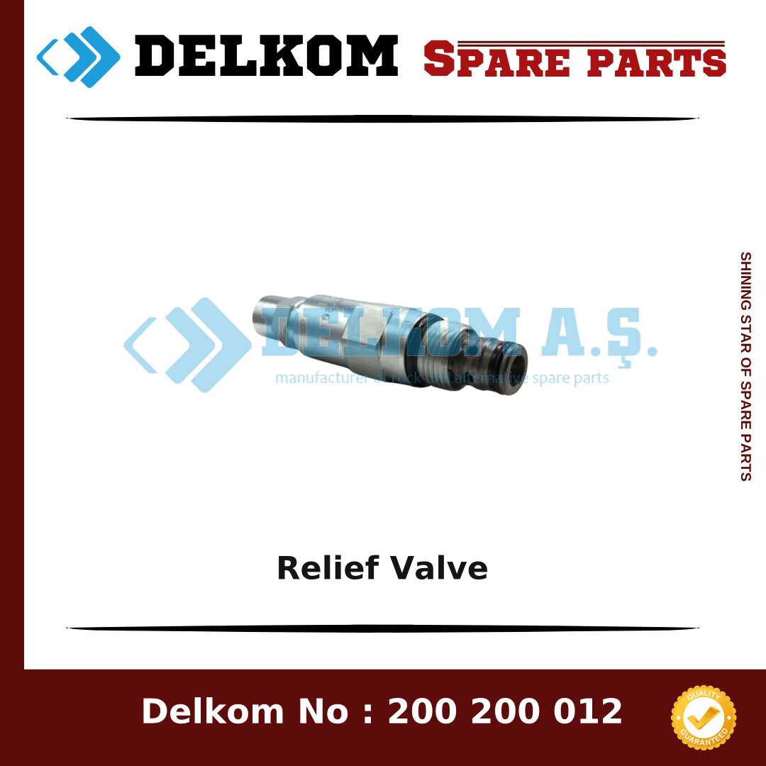 Epiroc Relief Valve spare part, OEM 2653 2943 36