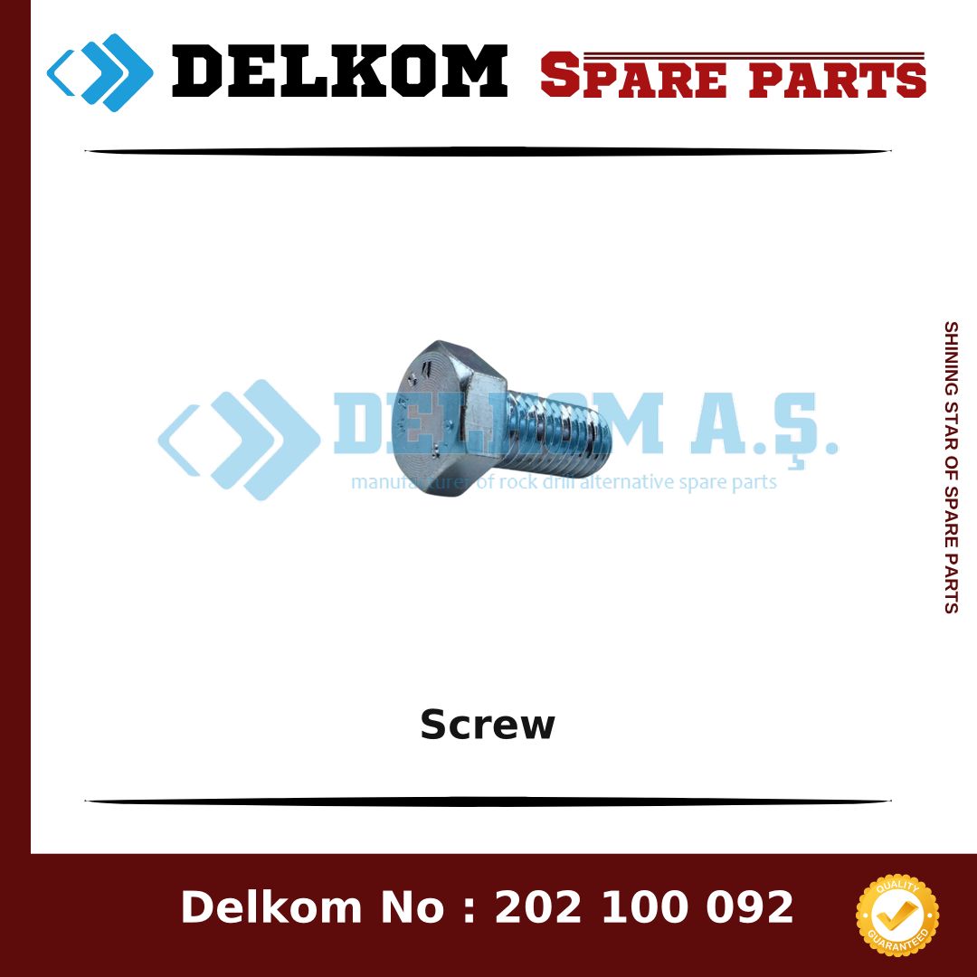Epiroc Screw spare part, OEM 0147 1438 03