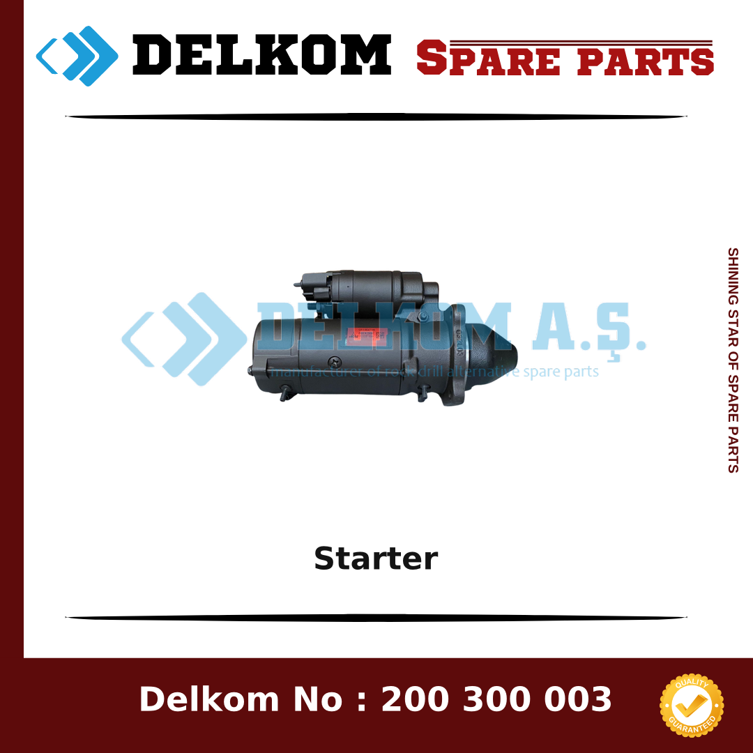 Epiroc Starter spare part, OEM 5112 3101 59
