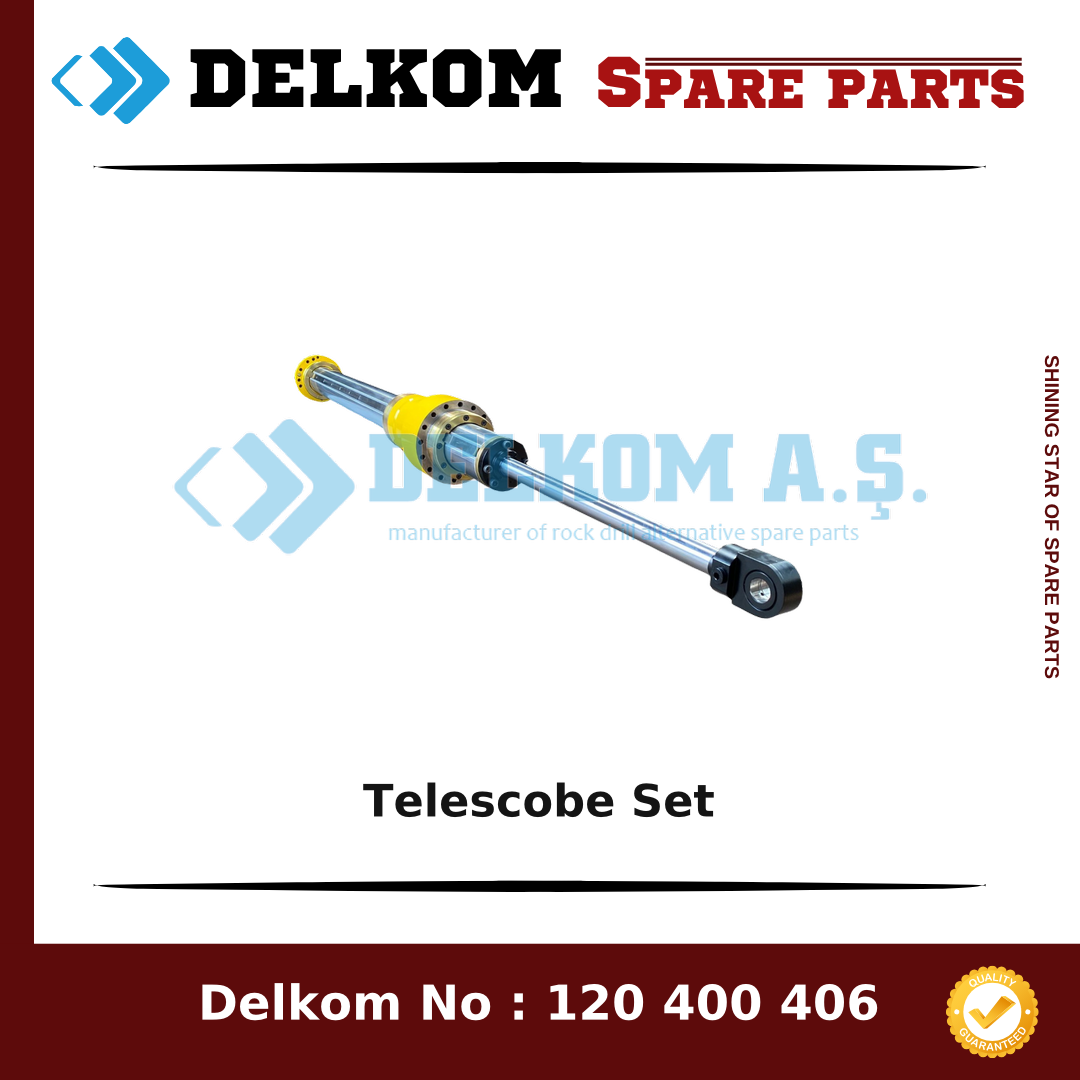 Epiroc Telescobe Set spare part, OEM 3128 3150 32