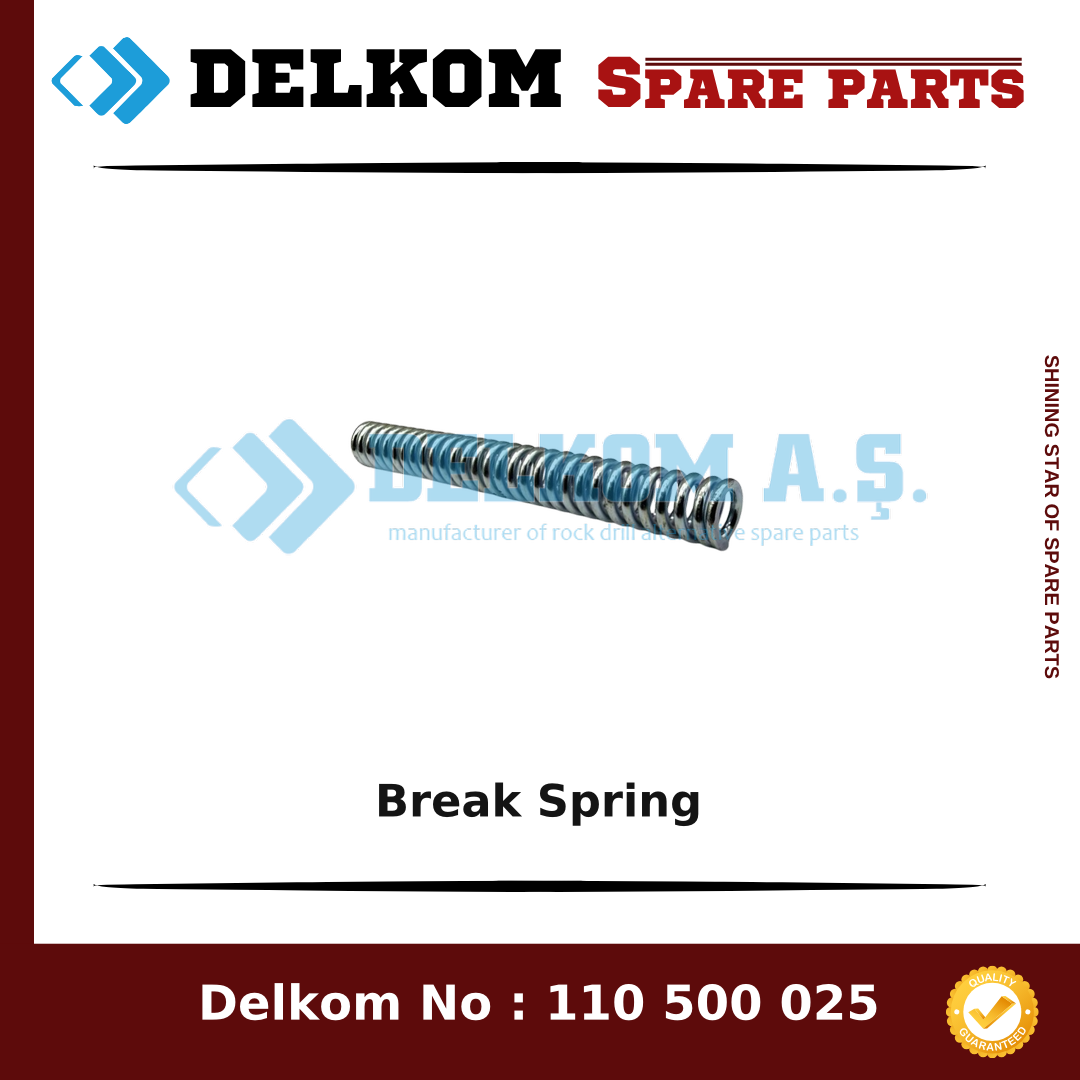 Mining Equipments Break Spring spare part, OEM 884 124 99