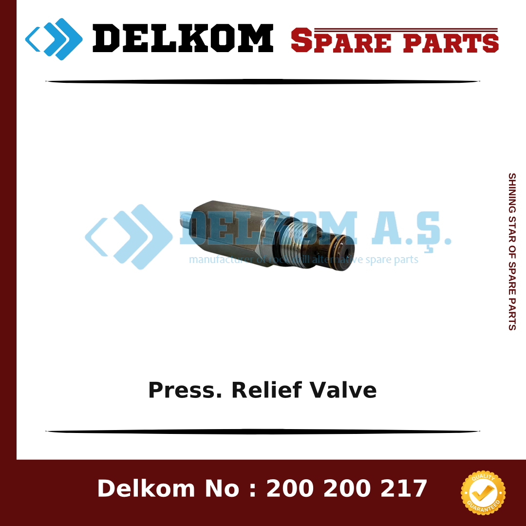 Mining Equipments Press. Relief Valve spare part, OEM 551 890 93
