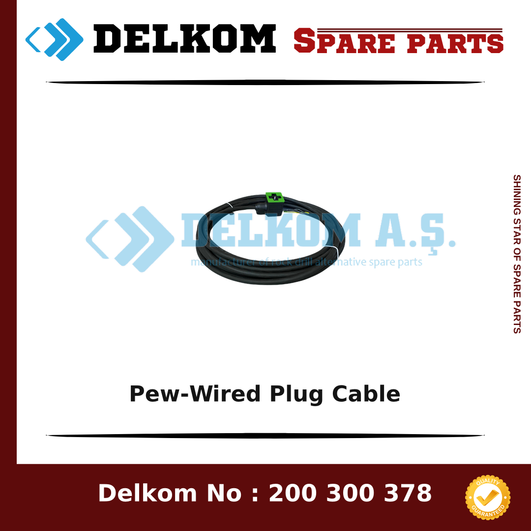 Sandvik Pew-Wired Plug Cable spare part, OEM 887 291 29